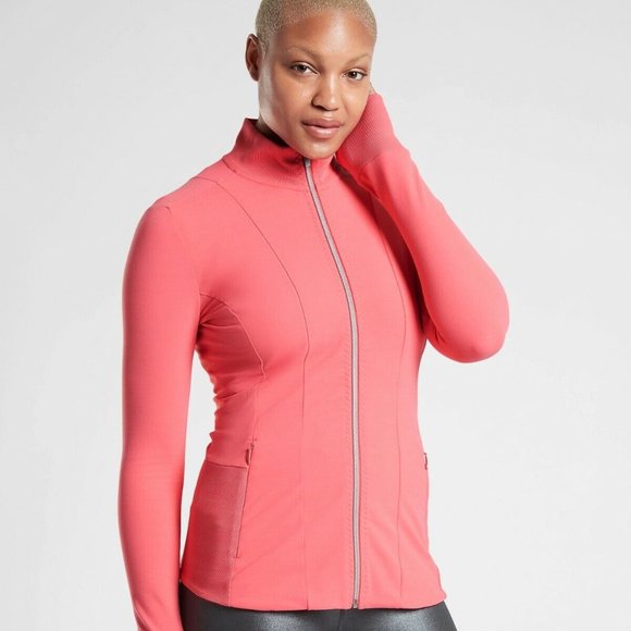 Athleta Shanti Jacket in Powervita, Coral Petal - Picture 12 of 16